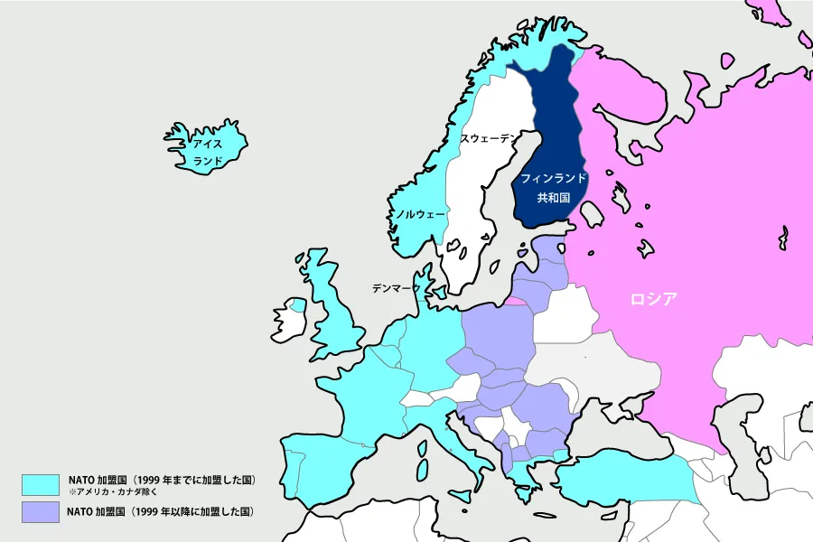 ヨーロッパ地図フィンランド
